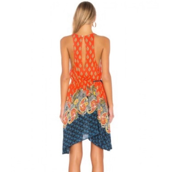 Intimately Free People Rendezvous Girl Dress Mid Knee Length Asymmetrical Small - Picture 2 of 9